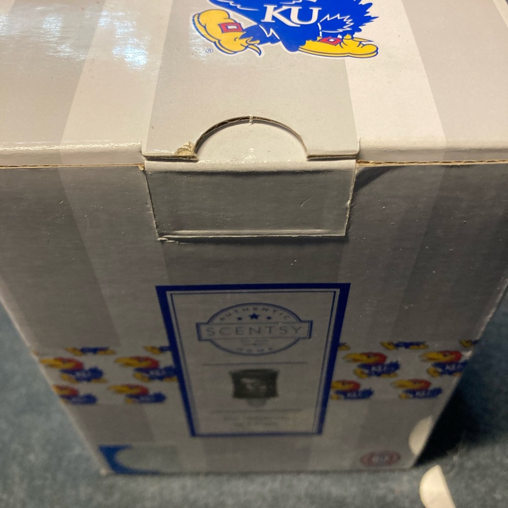 Scentsy KU Kansas Jayhawks nightlight wall plug in wax warmer Brand new in box. - Picture 2 of 4
